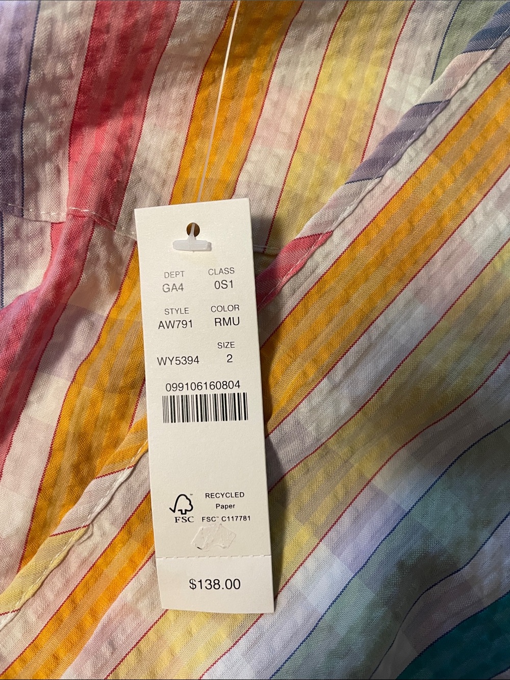 J. Crew Striped Tier Maxi Dress - Picture 2 of 4